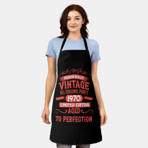 Tablier Soirée personnalisée vintage de 55 ans