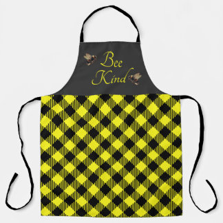 Tablier "Sois Gentil" Gingham