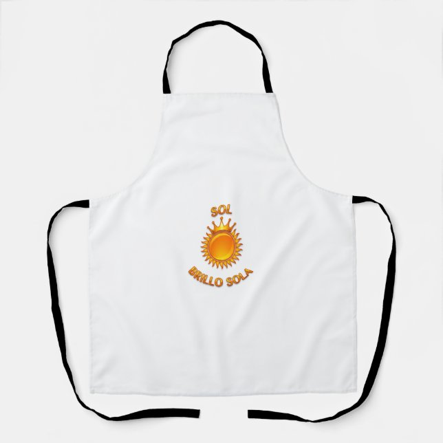 Tablier Sol Brillo Sola Logo Apron – Stylish Kitchen & Coo (Recto)