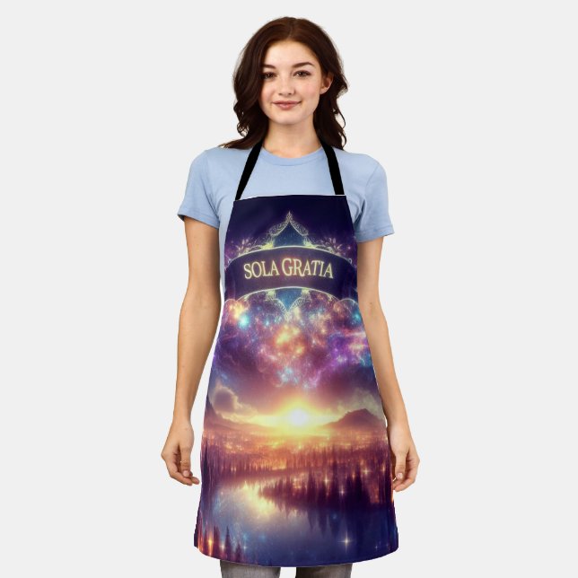 Tablier Sola Gratia Grace seule Christian Solas Réformés (Porté)