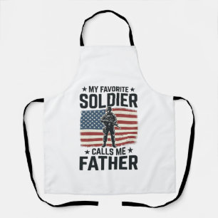 Tablier Soldat Patriotique Père Chemise Vector Vintage Des