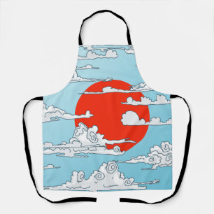 Tablier Soleil levant japonais