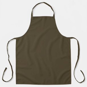Tablier Solid Mocha Brown