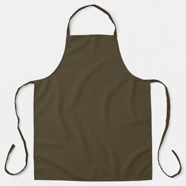 Tablier Solid Mocha Brown (Recto)
