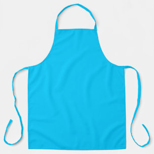 Tablier Solide Vivid Ciel bleu minimaliste Plain moderne