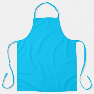 Tablier Solide Vivid Ciel bleu minimaliste Plain moderne