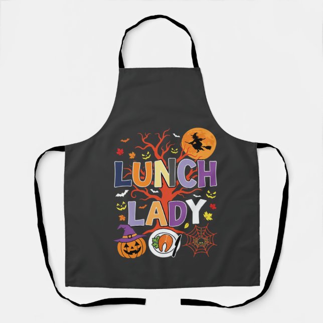 Tablier Sorcière de cuisine de dame de déjeuner d'Hallowee (Recto)