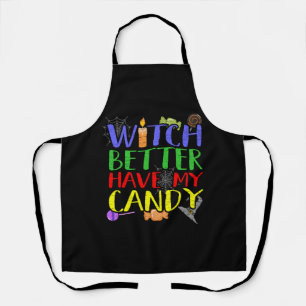 Tablier Sorcière Il Vaut Mieux Avoir Mon Candy Candle Femm