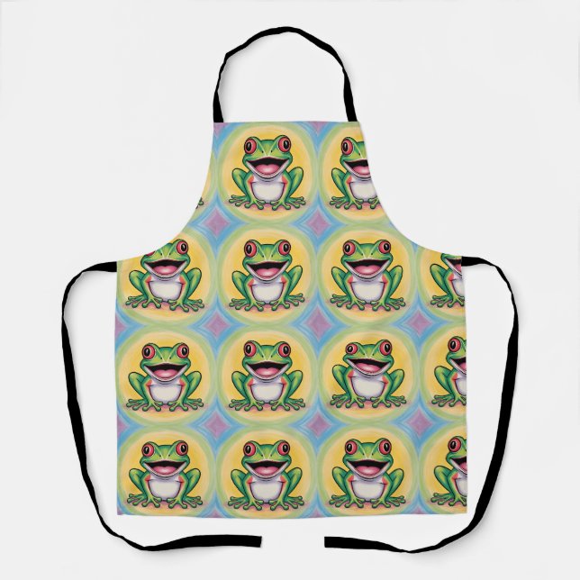 Tablier Sourire doux de grenouille (Recto)