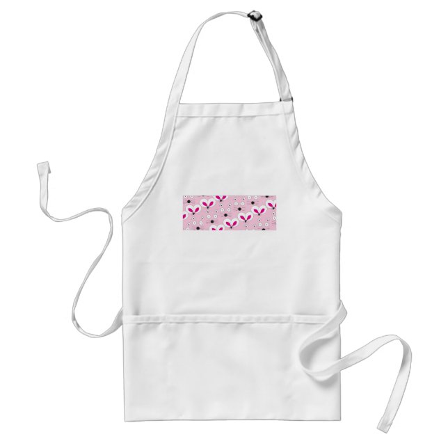 Tablier Souris de chat rose Motif (Devant)