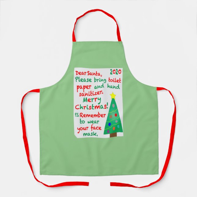 Tablier Souvenir de Noël 2020 (Recto)