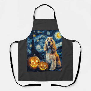 Tablier Spaniel Cocker Américain Chien Mignon Halloween Ja