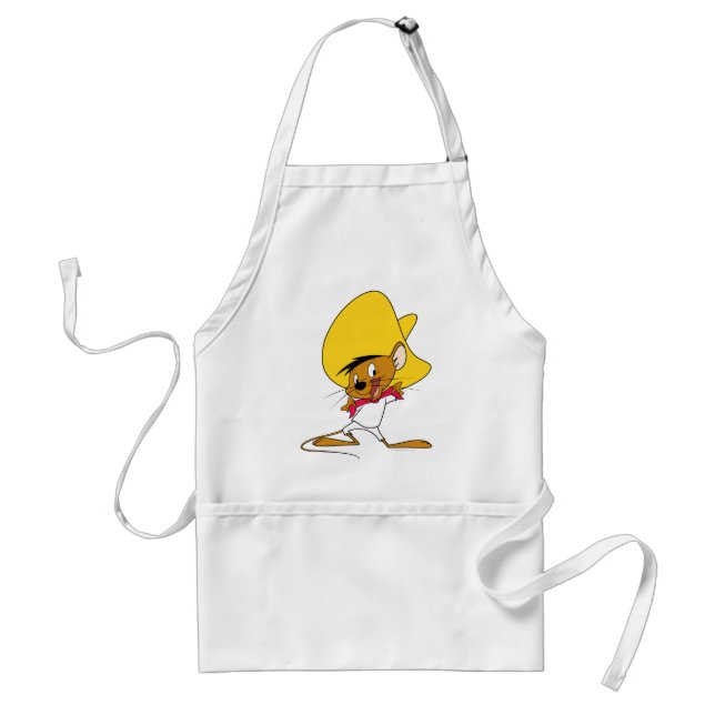 Tablier SPEEDY GONZALES™ nœud papillon (Devant)