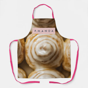 Tablier Spirale personnalisée de roulé à la cannelle cosy
