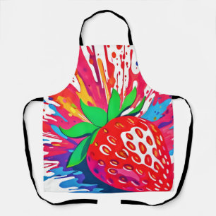 Tablier Splash fraise