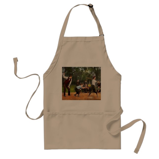 Tablier Sport - Baseball - Frappe une 1921 (Devant)