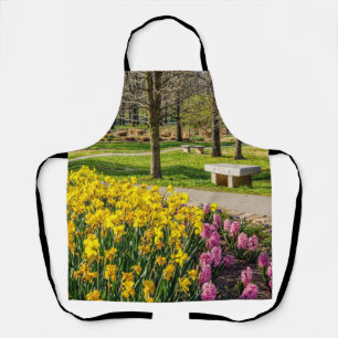Tablier Spring Season Flower Garden