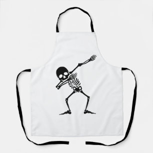 Tablier Squelette de Dab squelette de Dabbing - chemise po