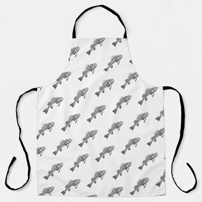 Tablier Squelette de poisson (Recto)