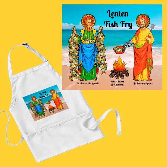 Tablier SS. Cuisine à frire de poisson Andrew & Peter (Créateur téléchargé)