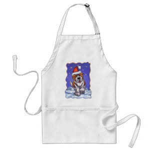 Tablier St. Bernard Christmas