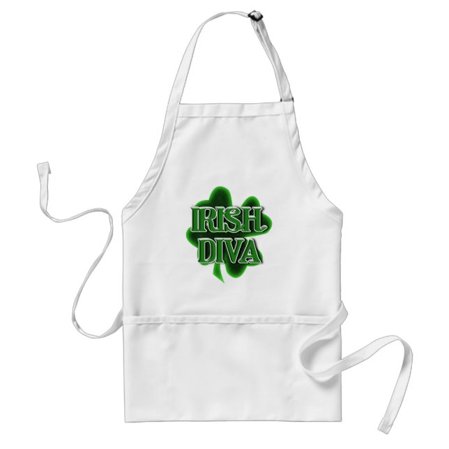Tablier St. Patrick's Day Irish Diva (Devant)
