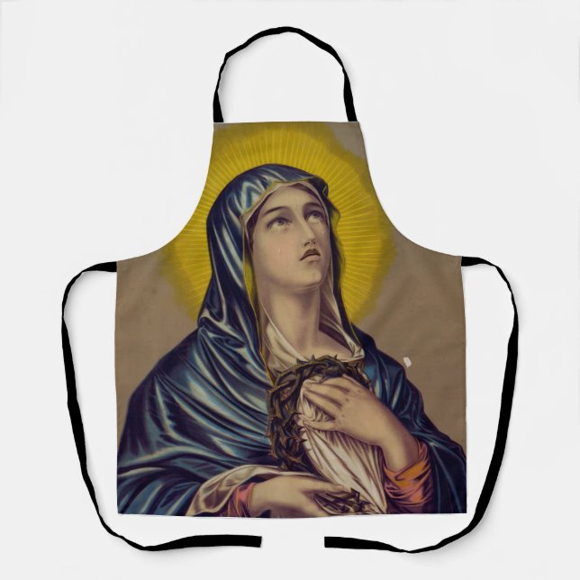 Tablier Stabat Mater Notre-Dame des Douleurs Art Devotionn (Recto)