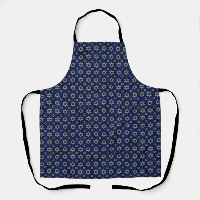 Tablier Star Of David Motif Apron (Recto)