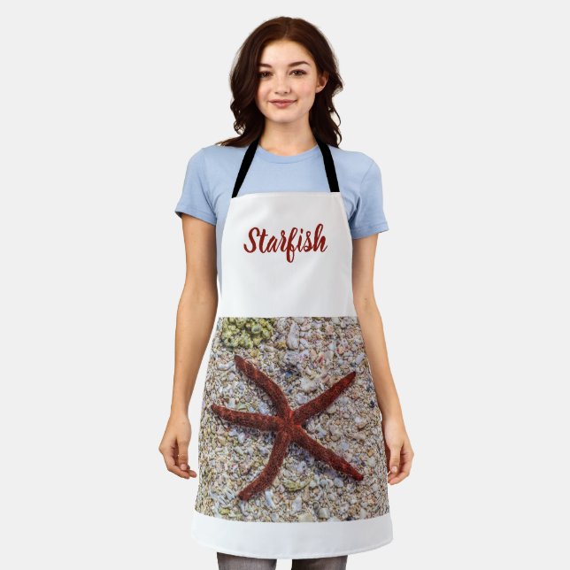 Tablier Starfish Ocean Plage Vintage Souvenir rétro (Porté)