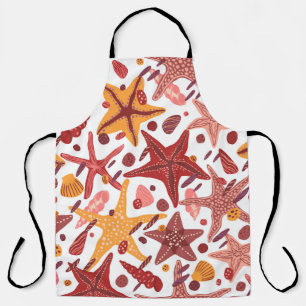 Tablier Starfish Shells : Motif scandinave