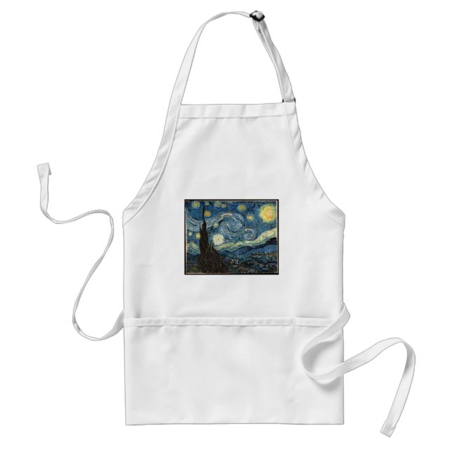 Tablier Starry Night by Vincent Van Gogh (Devant)