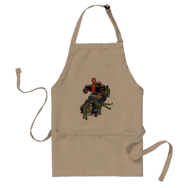 Tablier Station-service complet de Joe, Vintage (Devant)