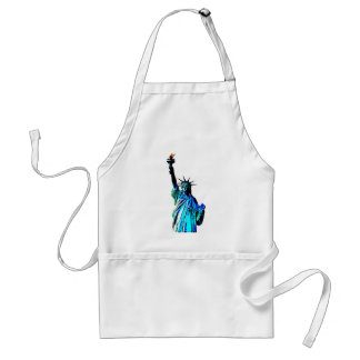 Tablier Statue bleue de Lady Liberty