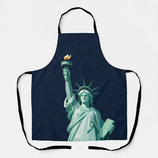 Tablier Statue de la Liberté Art moderne Apron (Recto)