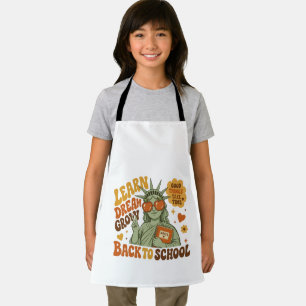 Tablier Statue de la Liberté Rétro Vibes de Rentrée Scolai