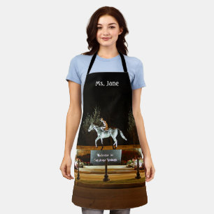 Tablier Statue du Cheval Danseuse Autochtone Saratoga Apro