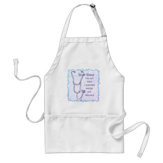 Tablier Stethoscope Coeur LVN Infirmière