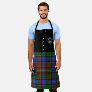 Tablier Stirling de Cador Clan Badge & Tartan Kilt Apron
