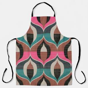 Tablier Style années 60 rétro Motif sans couture