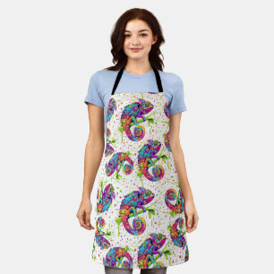 Tablier Style d'aquarelle des teintures Chameleon
