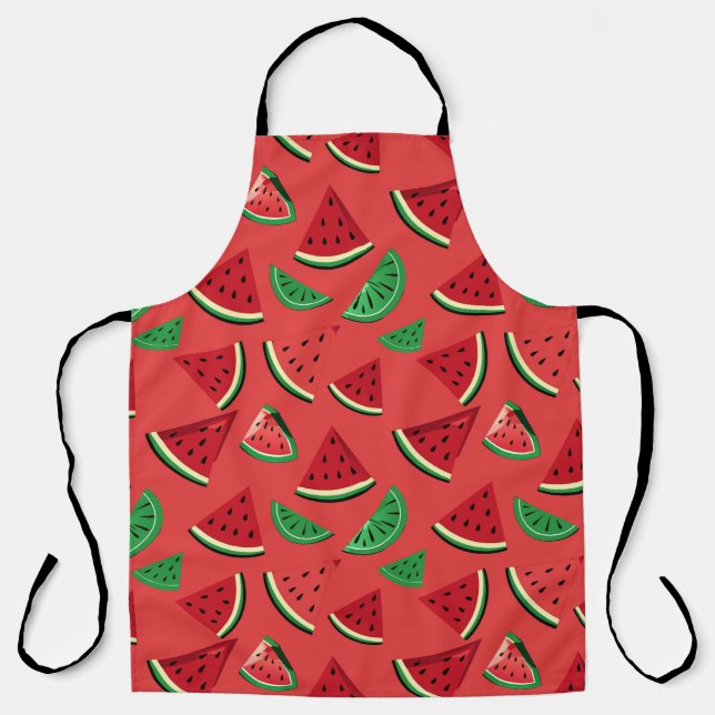 Tablier 🍉 Style de cuisine aux fruits pour une cuisine d' (Recto)