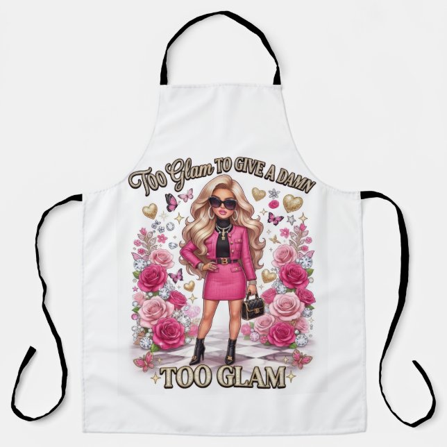 Tablier style glamour féminin (Recto)