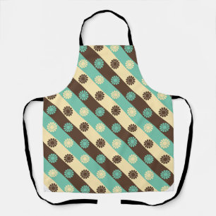 Tablier Style rétro motif floral