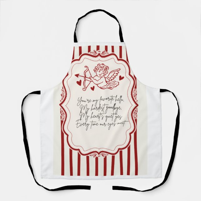 Tablier Style unique de la Saint-Valentin par Sommer Hamil (Recto)