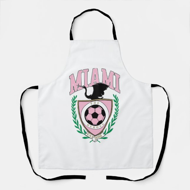 Tablier Style Varsity de football de Miami (Recto)