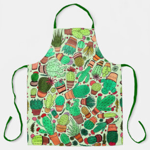 Tablier Succulent Cactus Pots Plante Vert Cactus Jardin