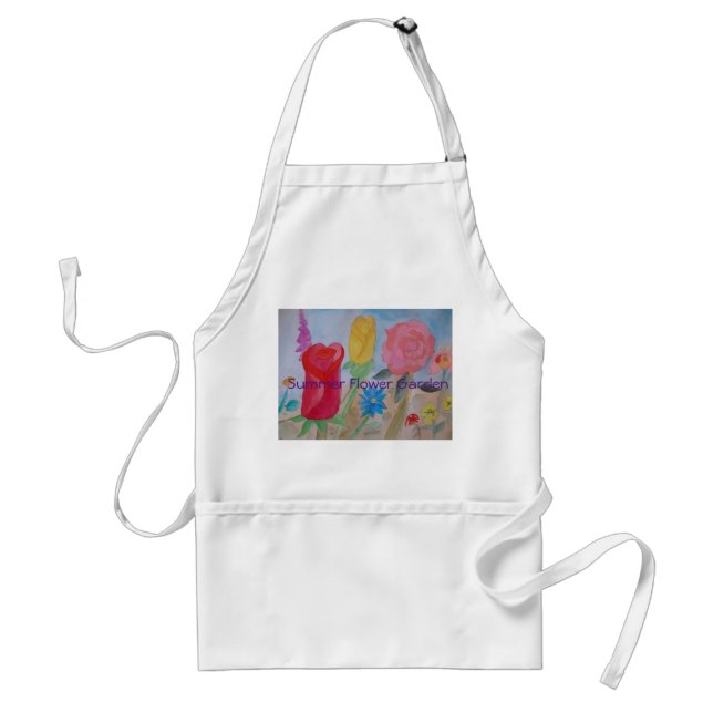 Tablier Summer Garden Flowers Apron (Devant)