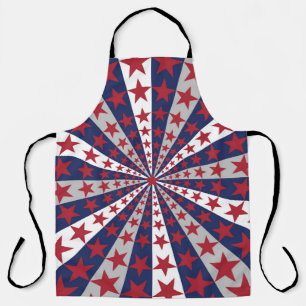 Tablier Sunburst patriotique : Drapeau américain