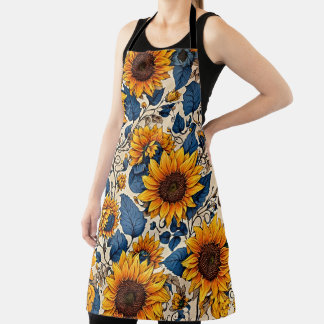 Tablier Sunflower Dreams : Embrassez la Cuisine joyeuse av