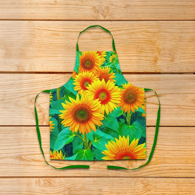 Tablier Sunflowers Apron (Apron with sunflowers)